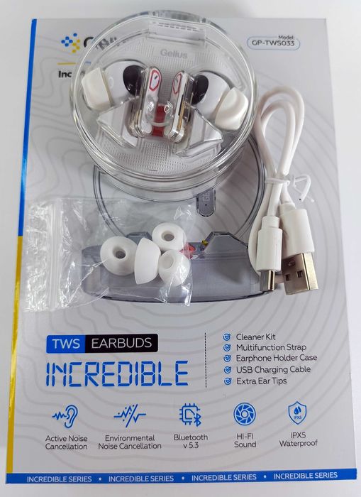 Продам TWS навушники Gelius Incredible Clear View