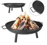 Duże palenisko ogrodowe ognisko grill 58cm malowane proszkowo 3nóżki