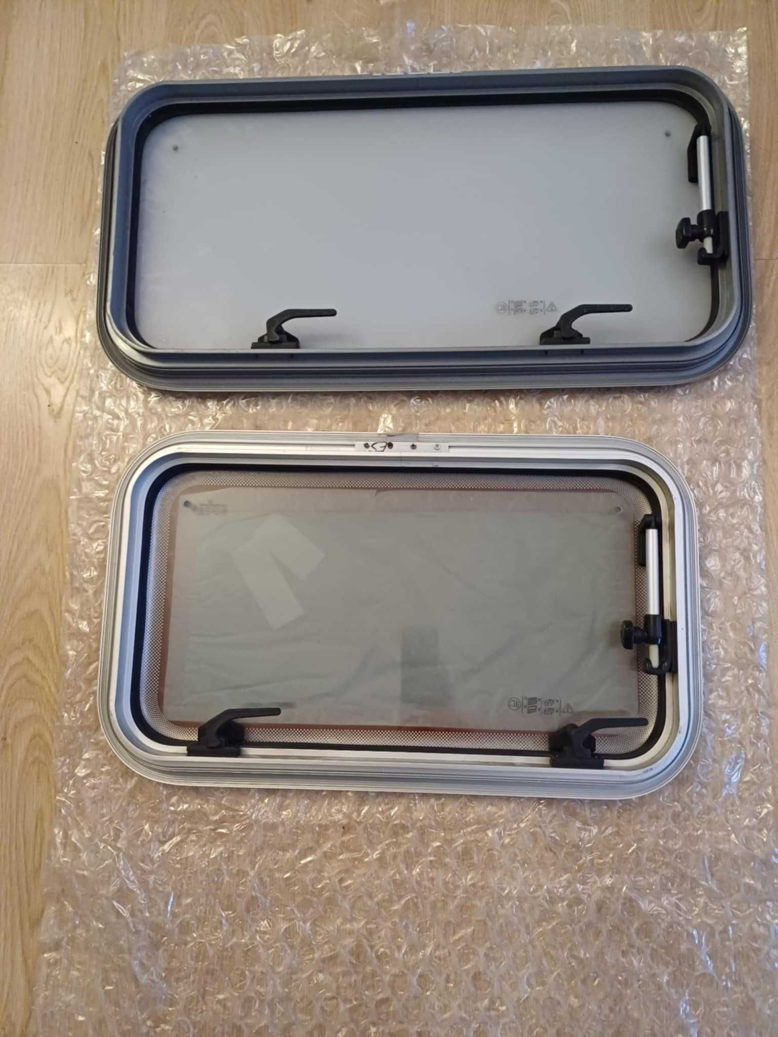 Okno uchylne w ramie 60x35 i 70x35 przyczepa kempingowa kamper