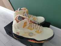 Buty air jordan 5 off white sail 44,5 10,5us