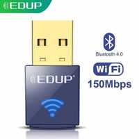 2в1 Wi-Fi & Bluetooth USB адаптер 150 Мбит/с & BT4 - EDUP EP-N8568