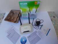 Робочий роутер маршрутизатор TP-LINK TL-WR841N з блоком у відмінному с
