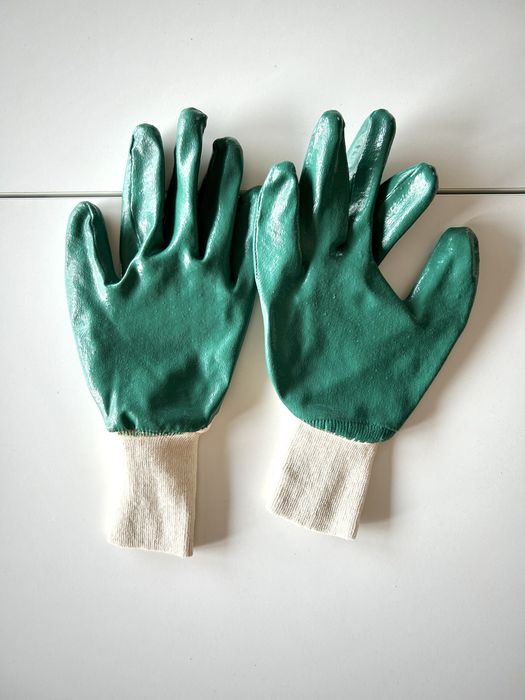 Rękawice ogrodowe gumowe mocne 1 para