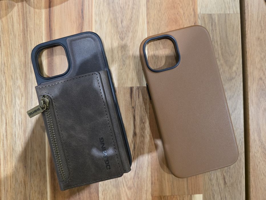 Capas em pele iPhone 15