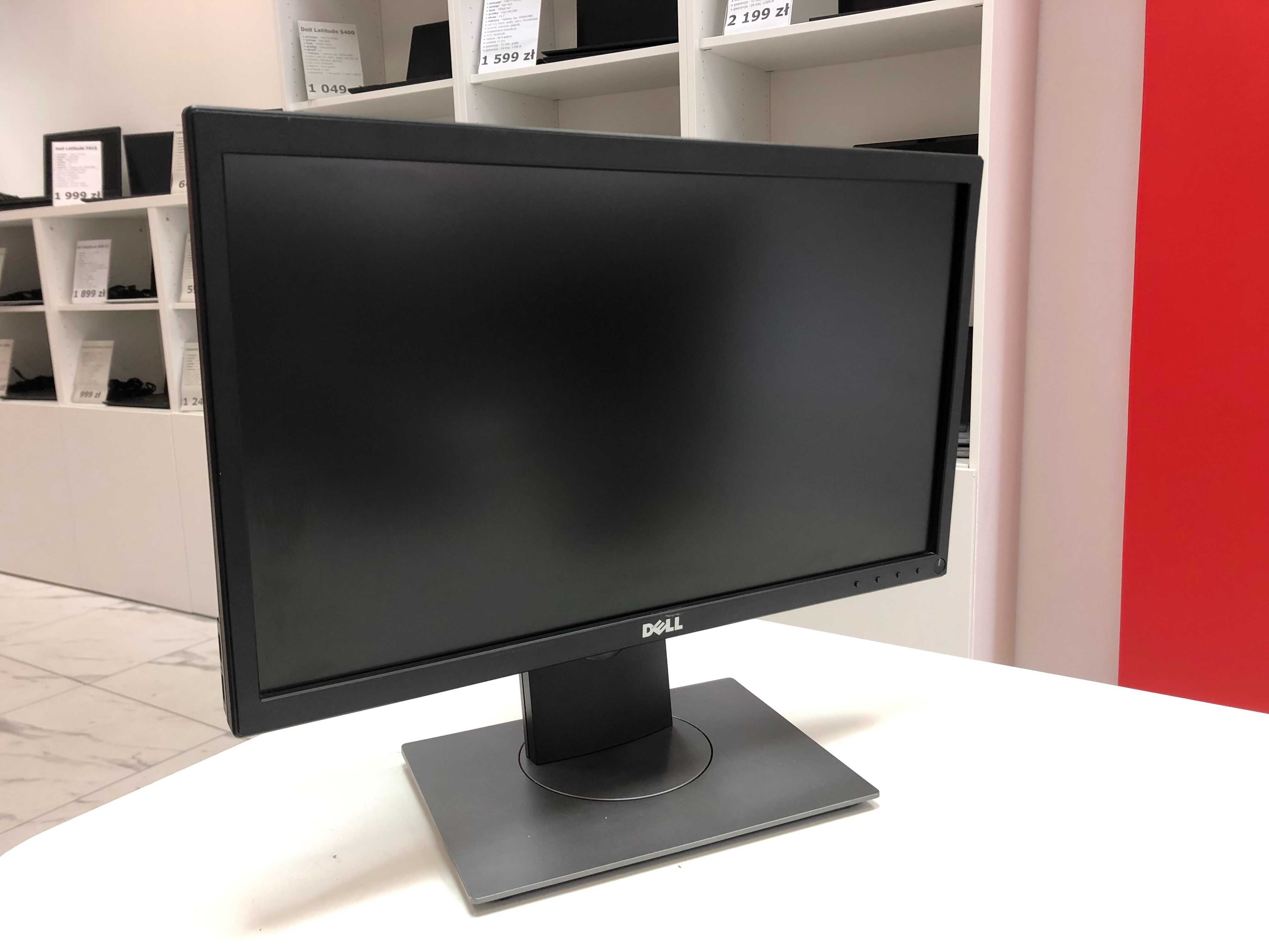 Zgrabny Monitor Dell P2018H 20" Matowy Hub USB Pivot Klasa A