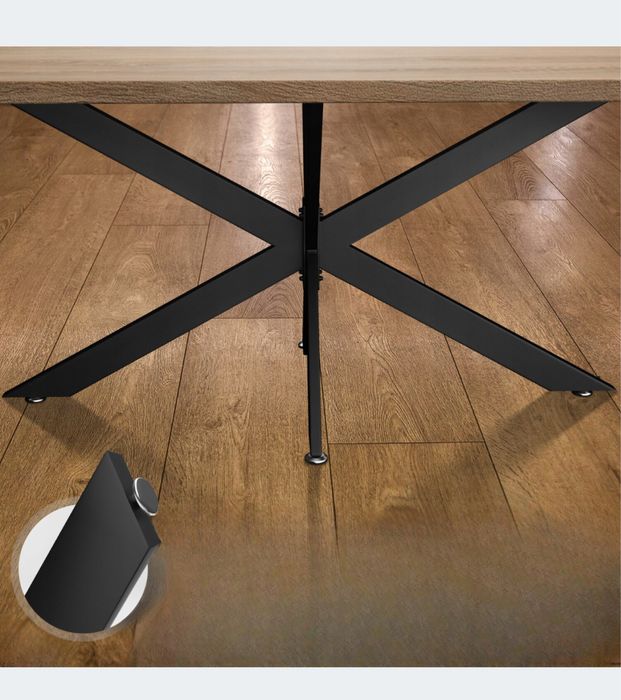 Metalowe nogi do stołu stelaż