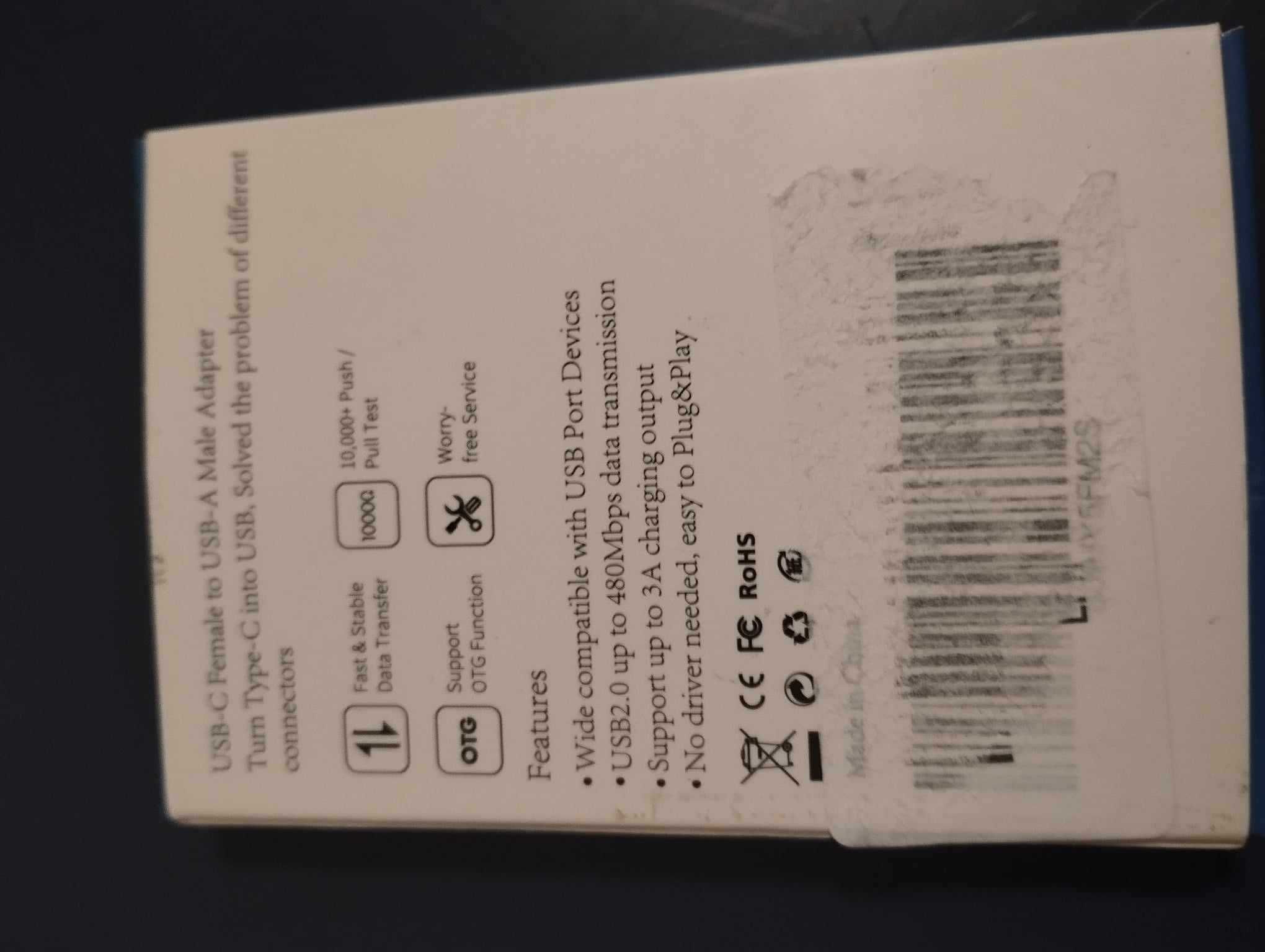 SNESH 2Pack Usb-C  na Usb-A