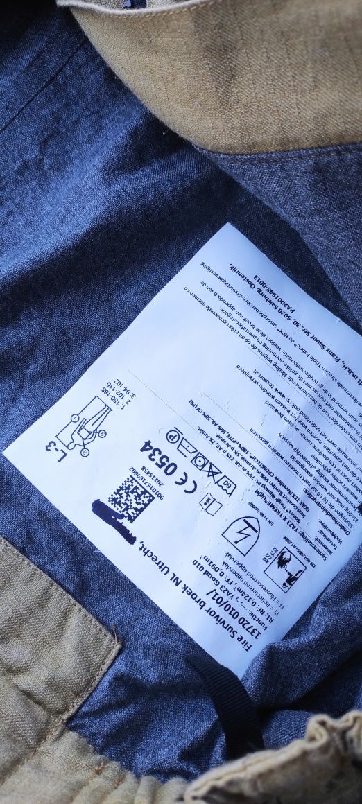 Ubranie strażackie piaskowe Viking OSP,PSP,KSRG,nomex,kask,hełm,mundur