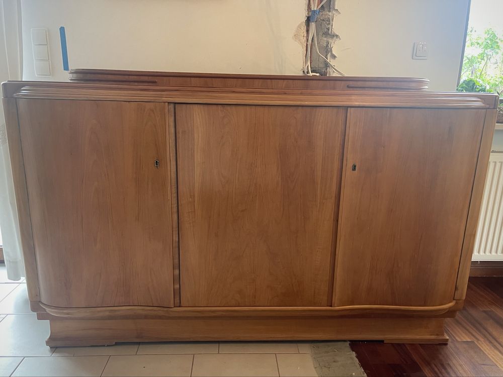 Komoda z litego drewna Art Deco
