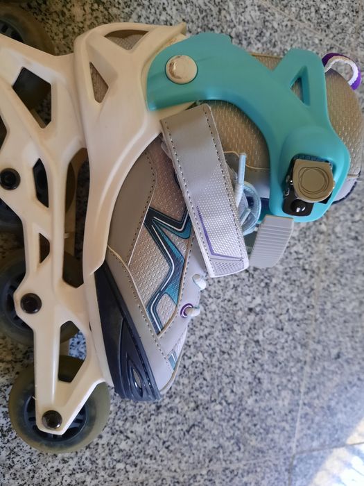 Patins em linha 32-35 e acessórios