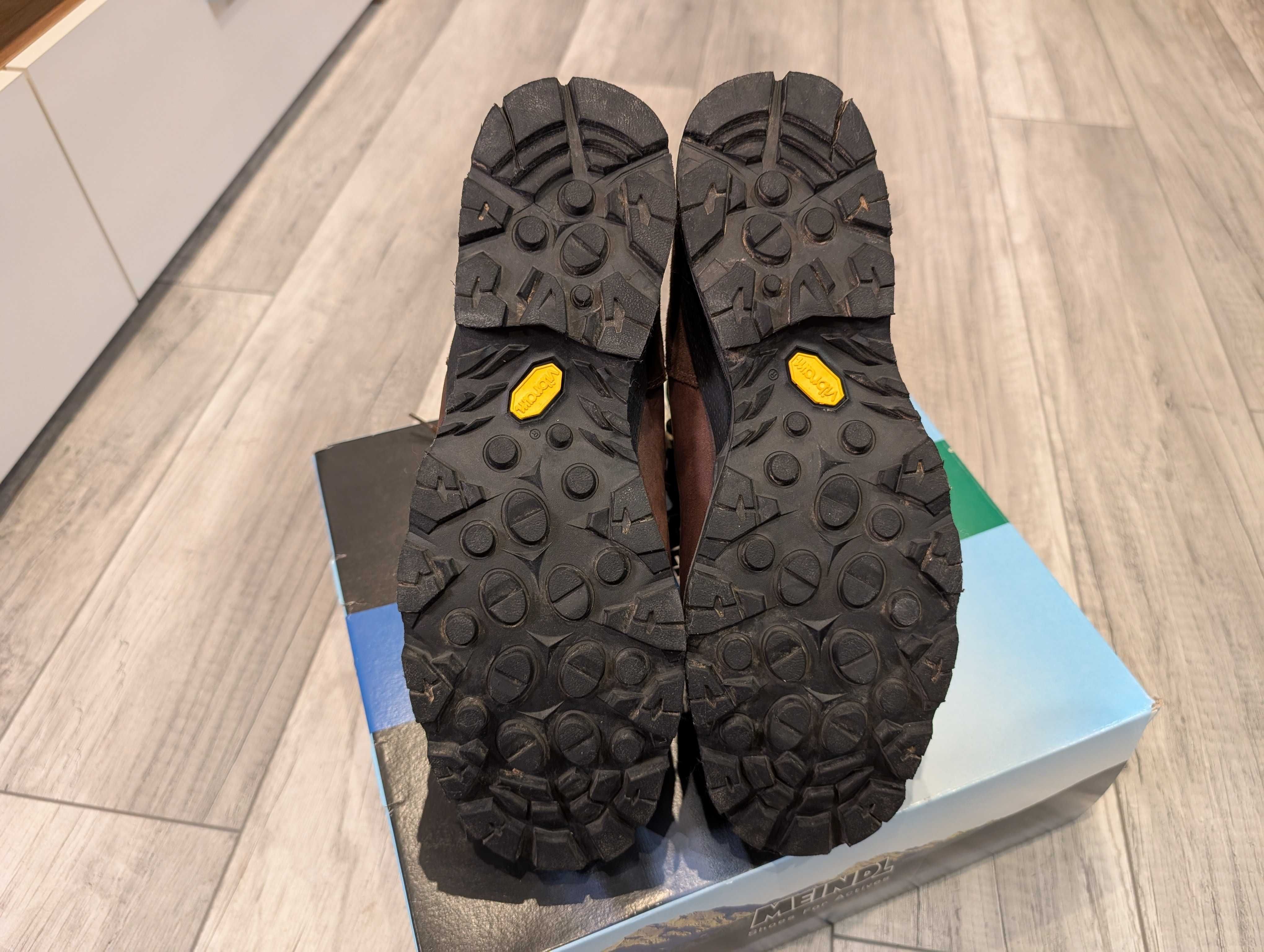 Buty Goretex Meindl Albis MFS 44.5, skóra, Vibram, jak nowe, gw. 8a