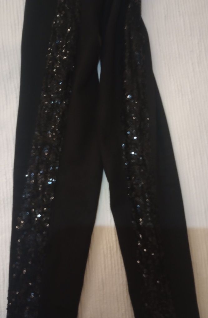 Legginsy getry ocieplane  r. 140