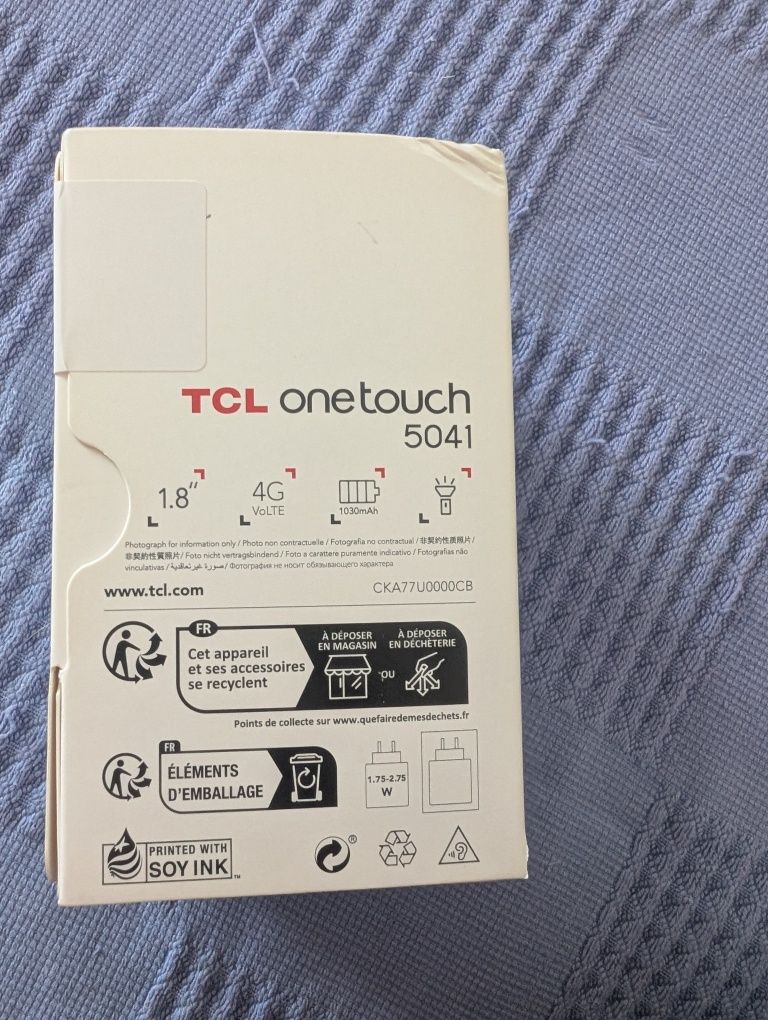 Telemóvel TCL onetouch 5041 novo, com garantia