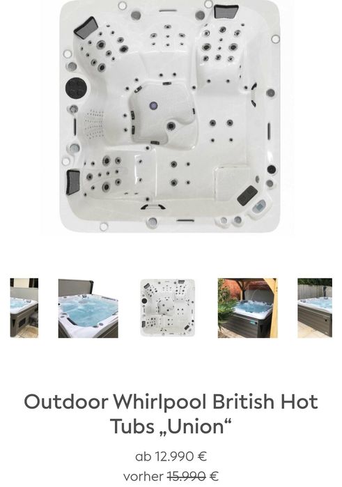 Jacuzzi ogrodowe British Hot