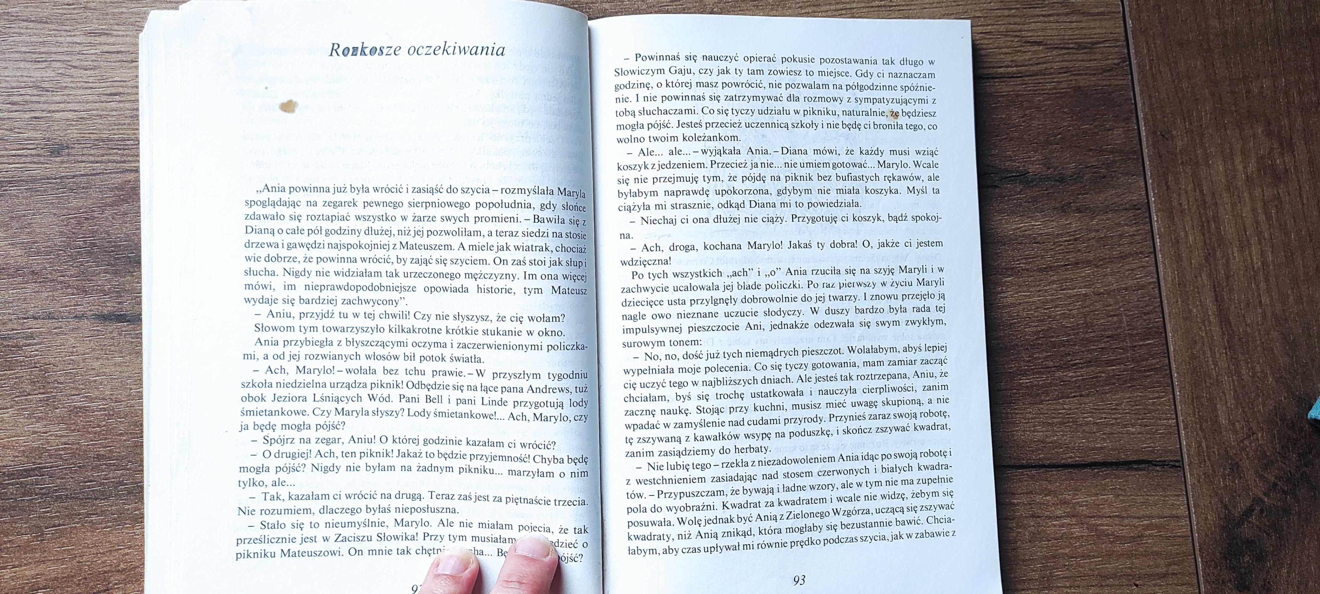 Ania z Zielonego Wzgórza, Lucy Maud Montgomery, lektura