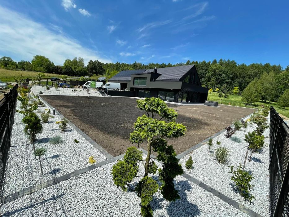 Grys ogrodowy dekoracyjny granitowy dalmatyńczyk 16-22 mm 8-16 mm