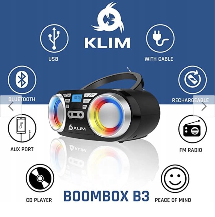 Klim B3 BOOMBOX Radio FM