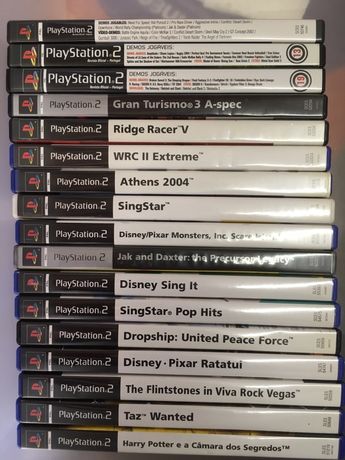 Playstation 2 + 18 jogos