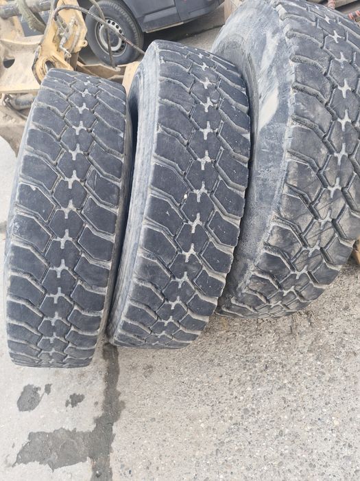 Opony 315/80/22,5 3szt bieznikowane budowlane