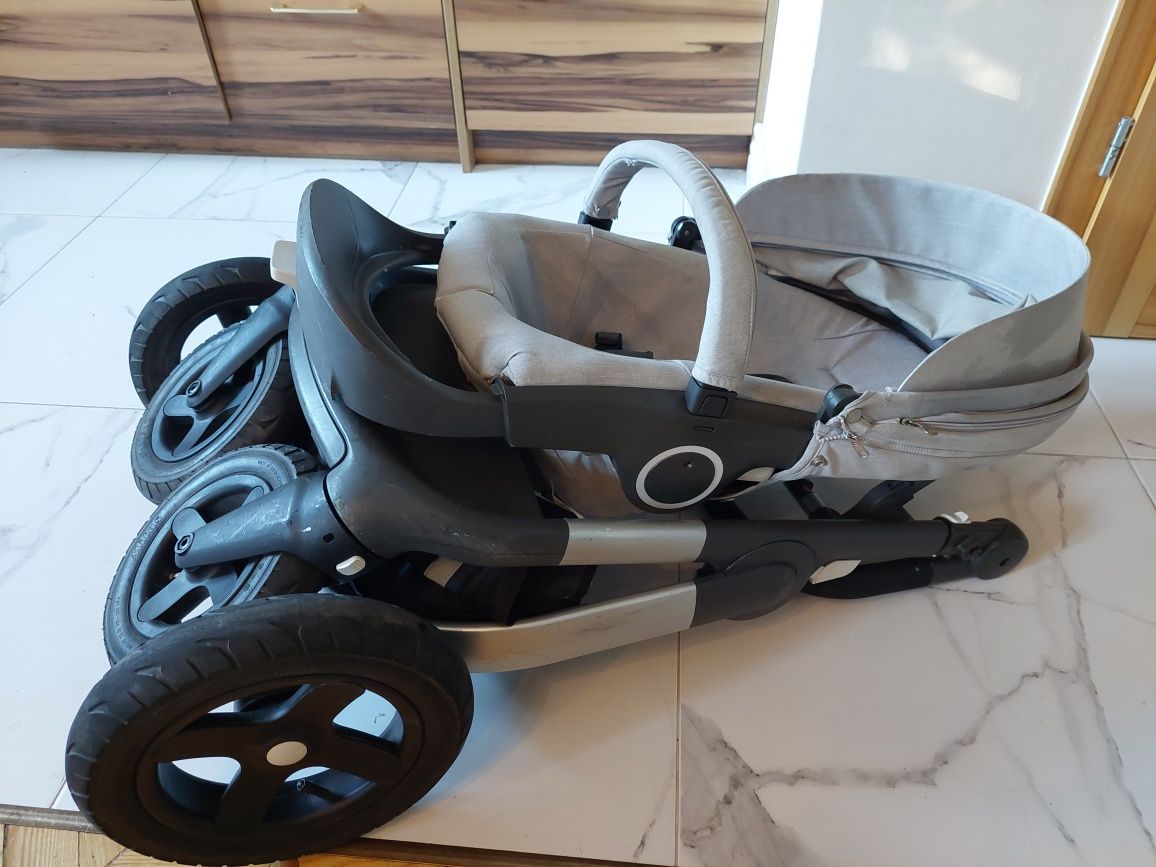 Wózek spacerowy spacerówka Stokke Trailz szary Grey