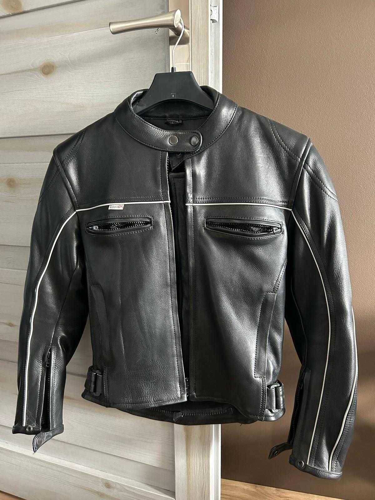 Damska skórzana kurtka motocyklowa XS