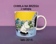 MUMINKI kubek Moomin Arabia Finland - z naklejką - edycja LATO 2015