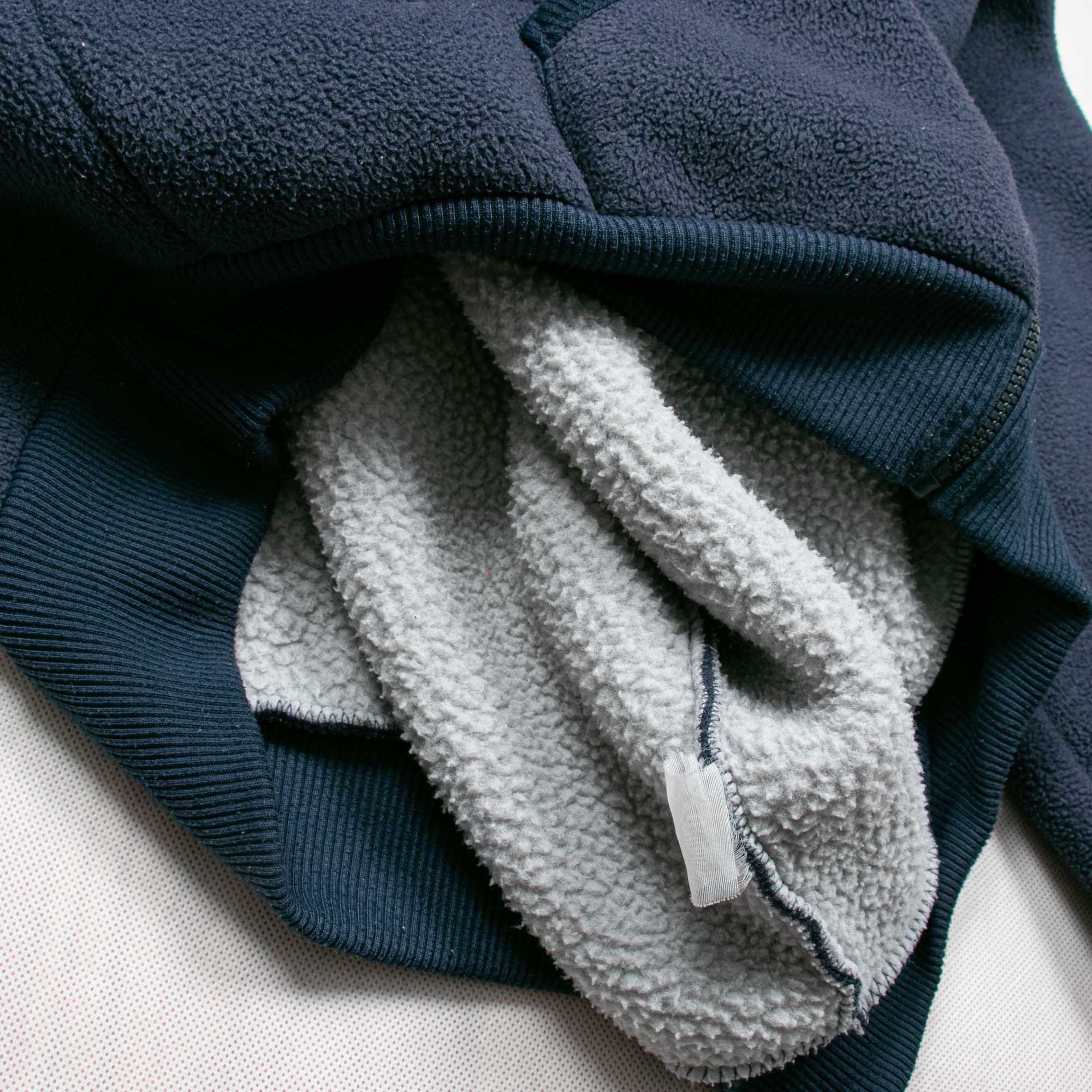 Lonsdale y2k fleece oversize hoodie zip bluza polarowa z kapturem L