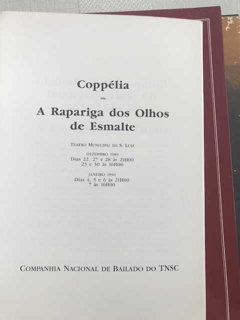 Programa Teatro Nacional São Carlos - Coppila - 1989