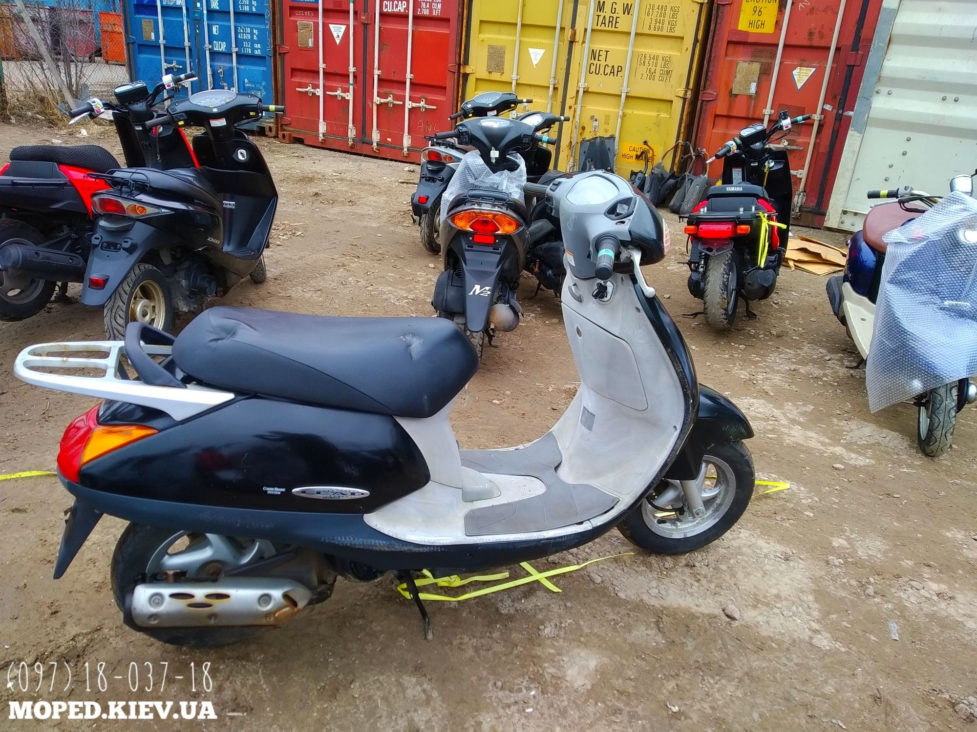 скутер Honda Dio 35 blue НOBAЯ ПOCTABКА из Японии мопед купить