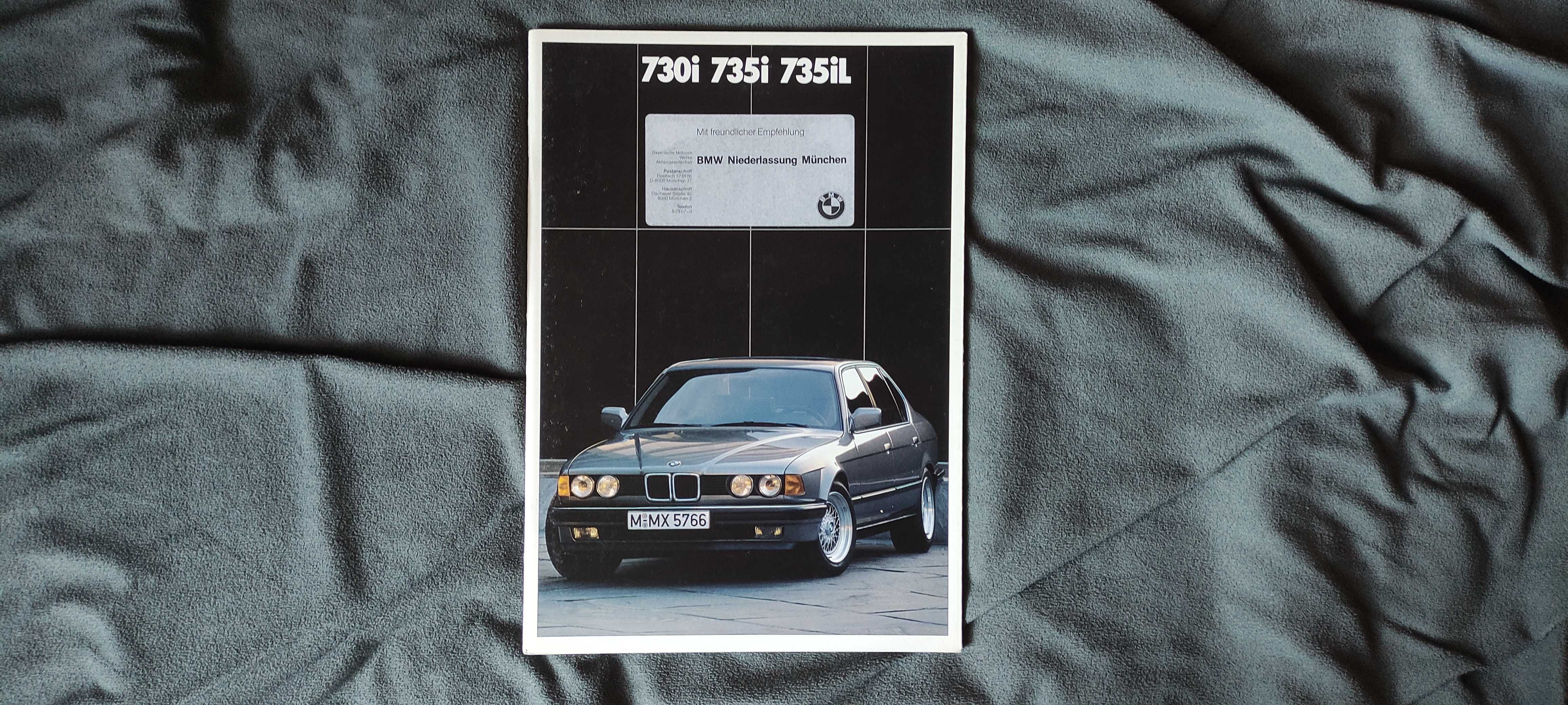 Prospekt BMW 7 E32