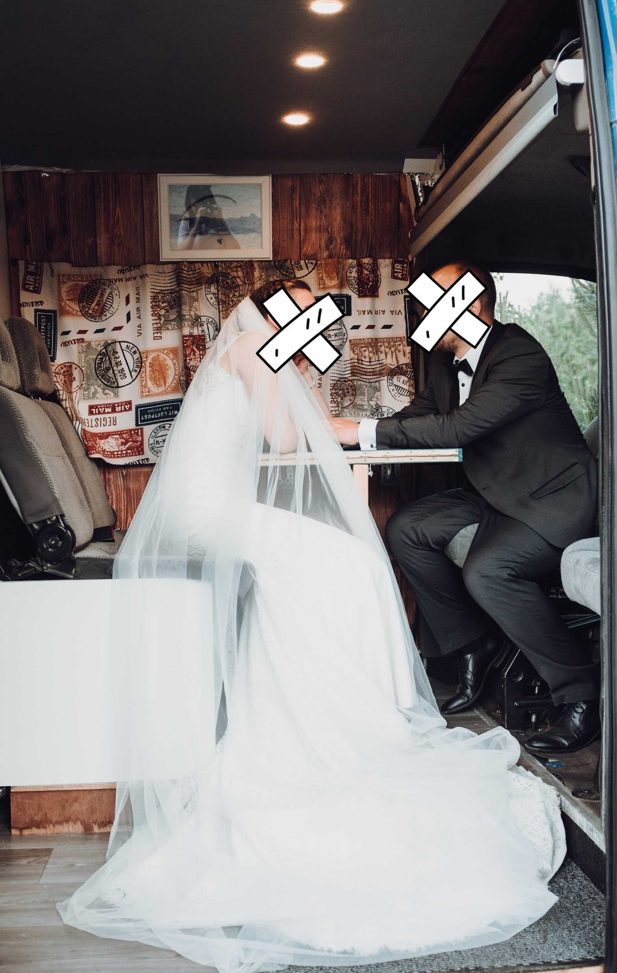 Suknia ślubna "rybka"