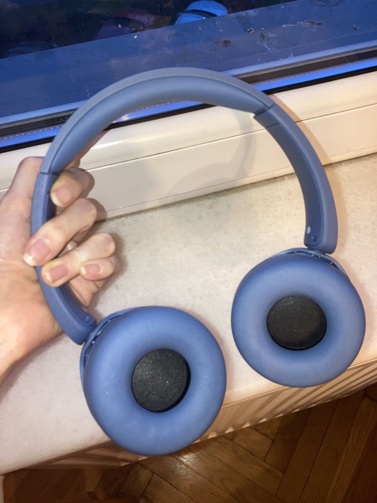 Słuchawki bezprzewodowe nauszne Sony WH - CH520 niebieskie