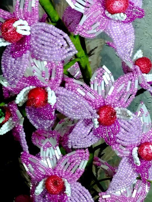 Орхідея із бісеру