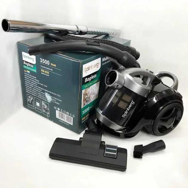 НЕМЕЦКИЙ Пылесос без мешка контейнерный Rainberg RB-655 3500W