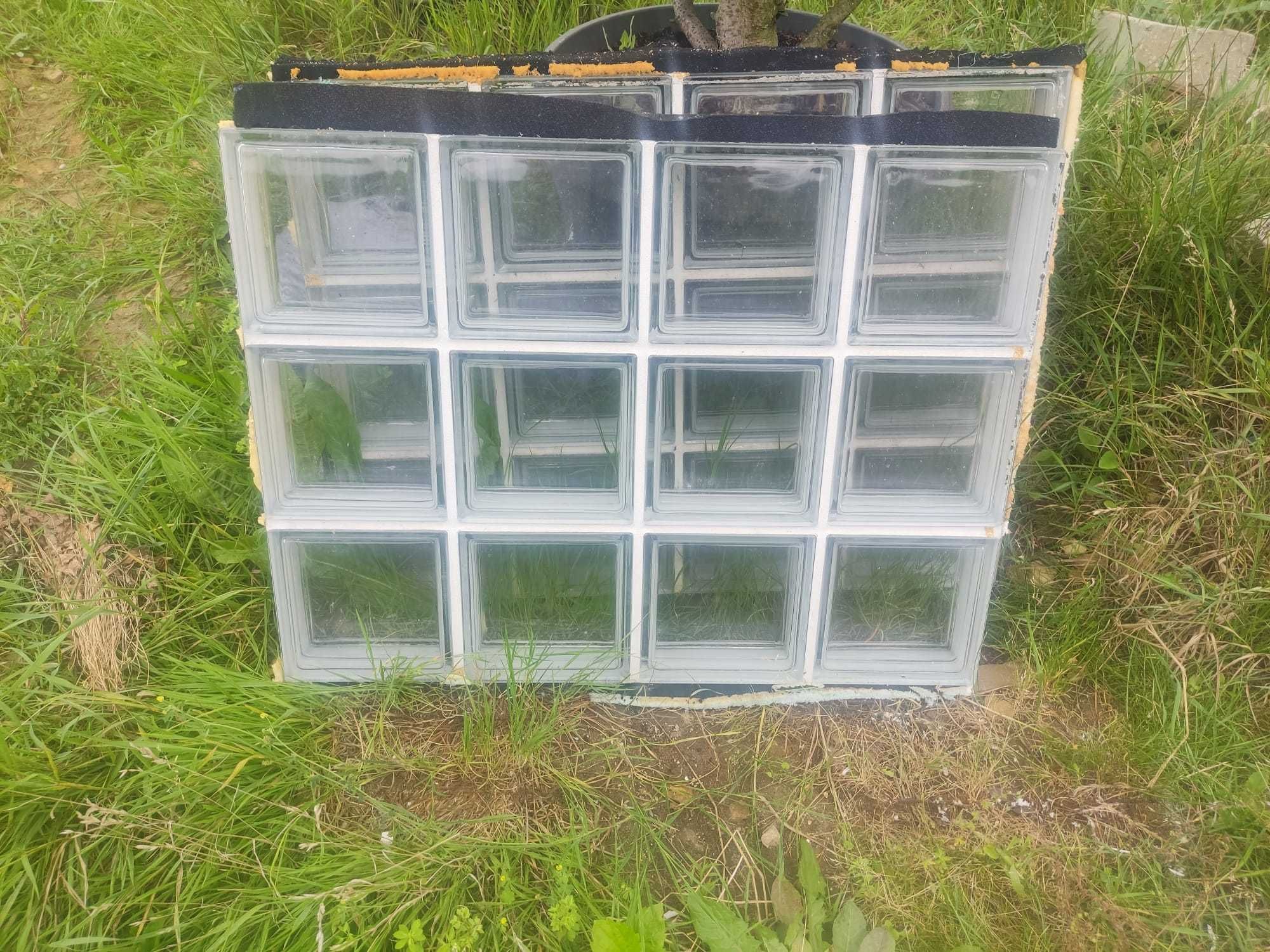 luksfery pustaki szklane,  gotowy zestaw 4x3 pustaki