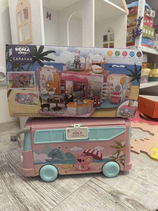 Koala bus іграшки, автобус з меблями