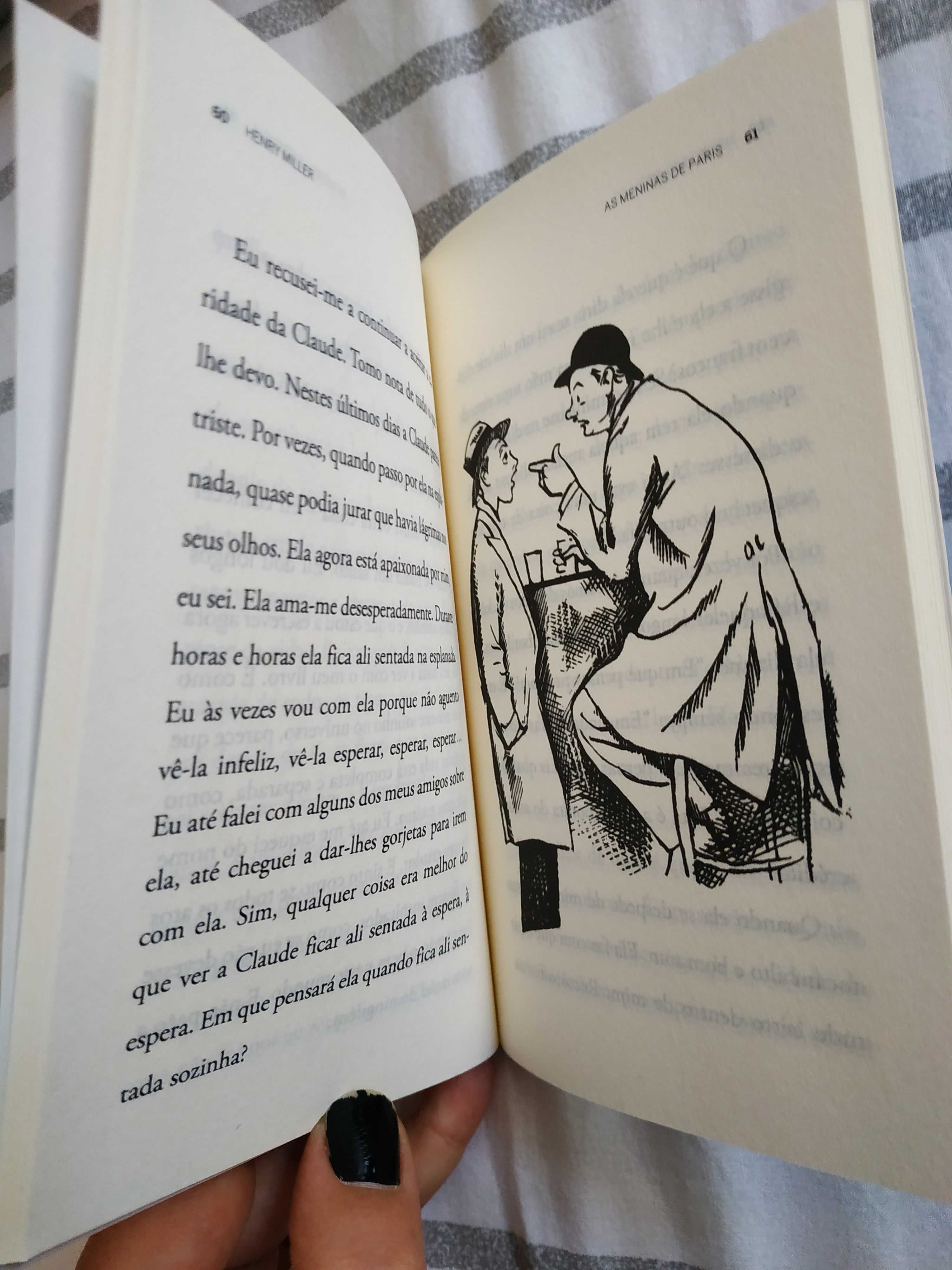 Livro de Henry Miller  "As meninas de Paris"