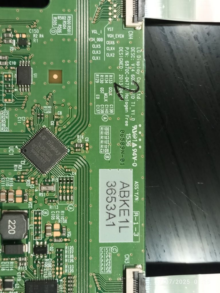 Placa t-con LG LC550DUE