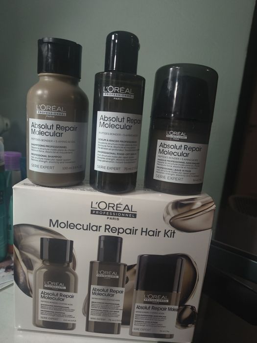 Zestaw Loreal professionnel molecular repair hair kit