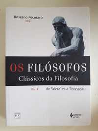 “Os filósofos clássicos da filosofia - Volume I” de Rossano Pecoraro