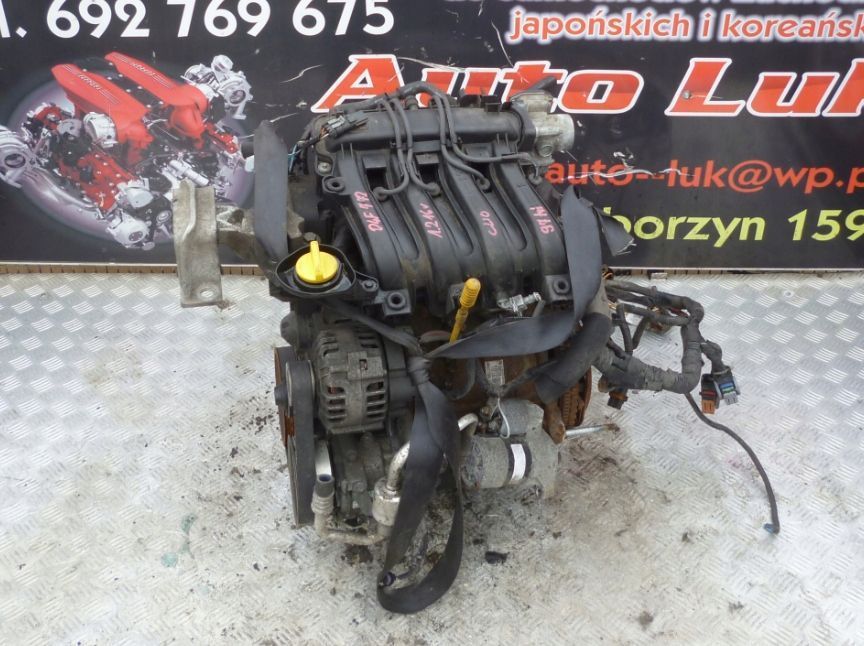 SILNIK RENAULT CLIO 1.2 16V D4F772 97 TYS