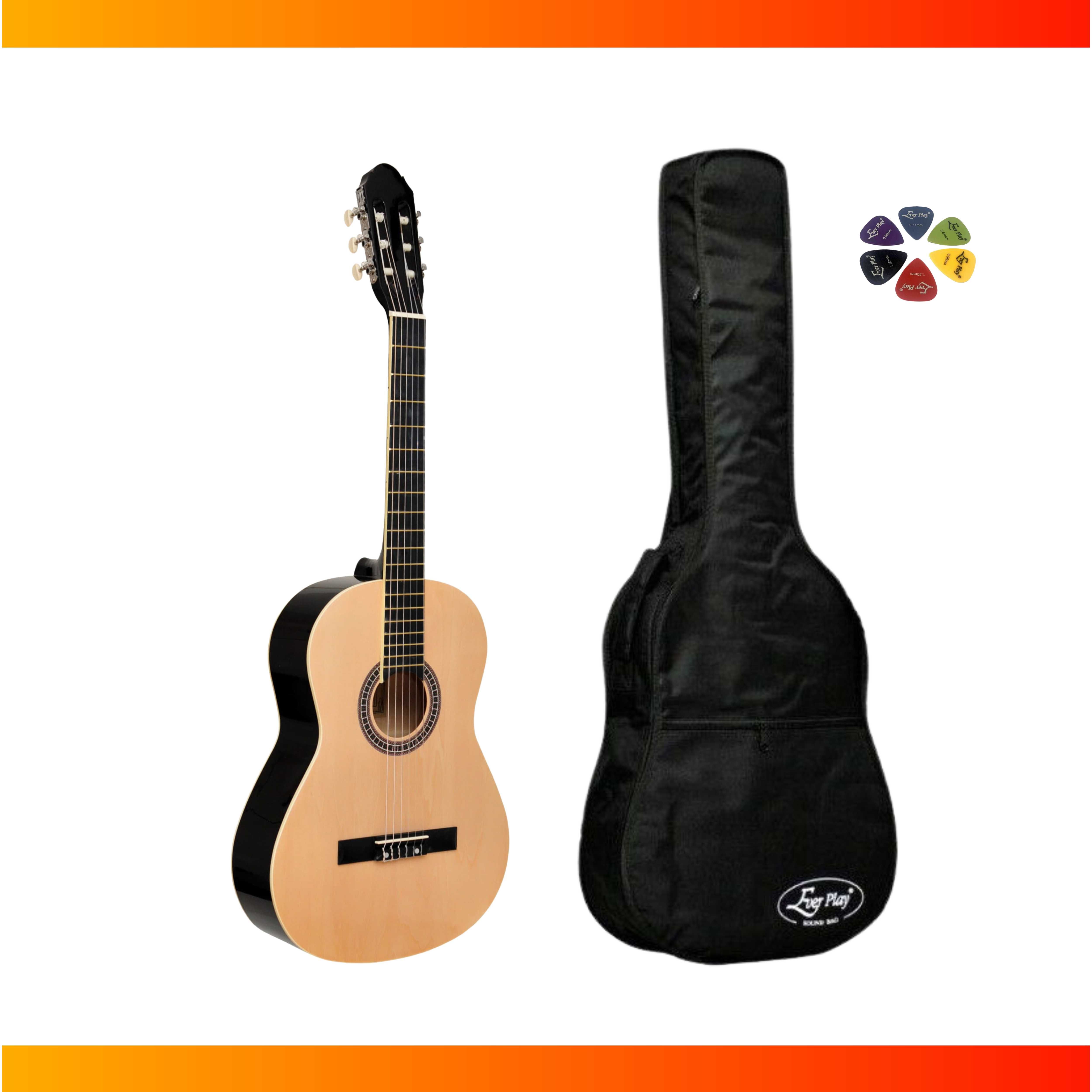 Gitara klasyczna PRIMA CG-1 4/4 + ocieplany pokrowiec + gratis / NOWA