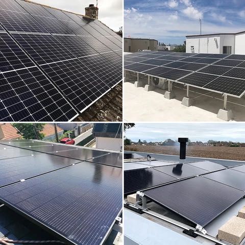 Монтаж сонячних панелей, СЕС батарей під ключ монтаж iнвертора Deye