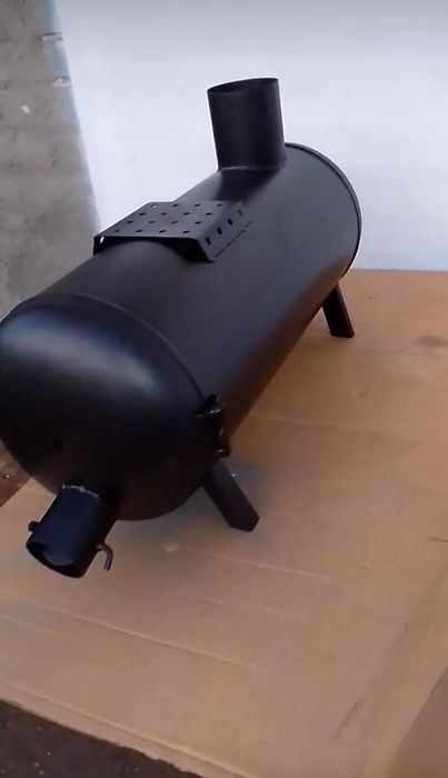 Буржуйка з газового балона