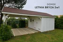 Nowoczesny Domek Ogrodowy „Letnia Bryza 2w1” 6 x 3