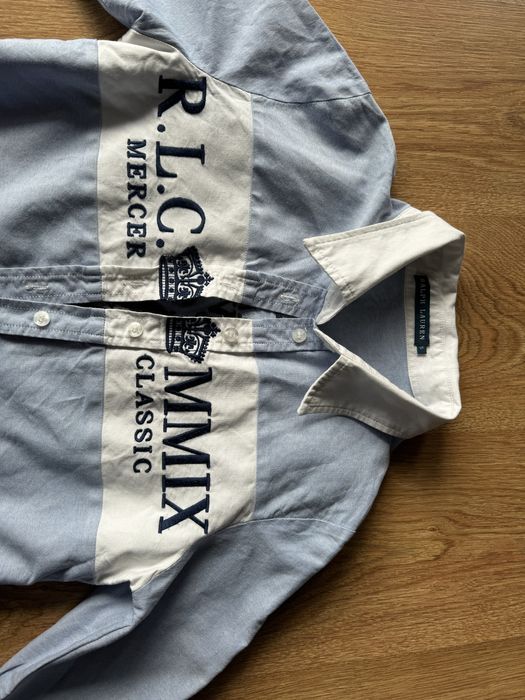 Koszula damska Polo Ralph Lauren R.L.C. MMIX błękitna S