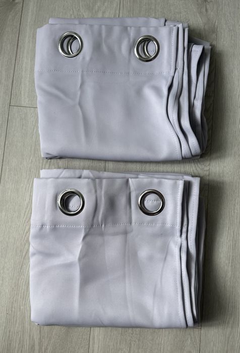 2 Zasłony 140x245cm.  Zaciemniające Termiczne Na Przelotkach