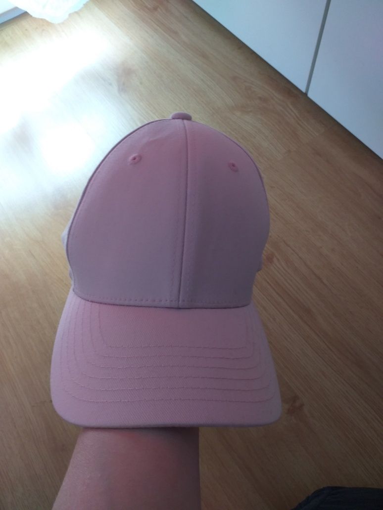 Czapka z daszkiem damska S/M jasny róż crown one