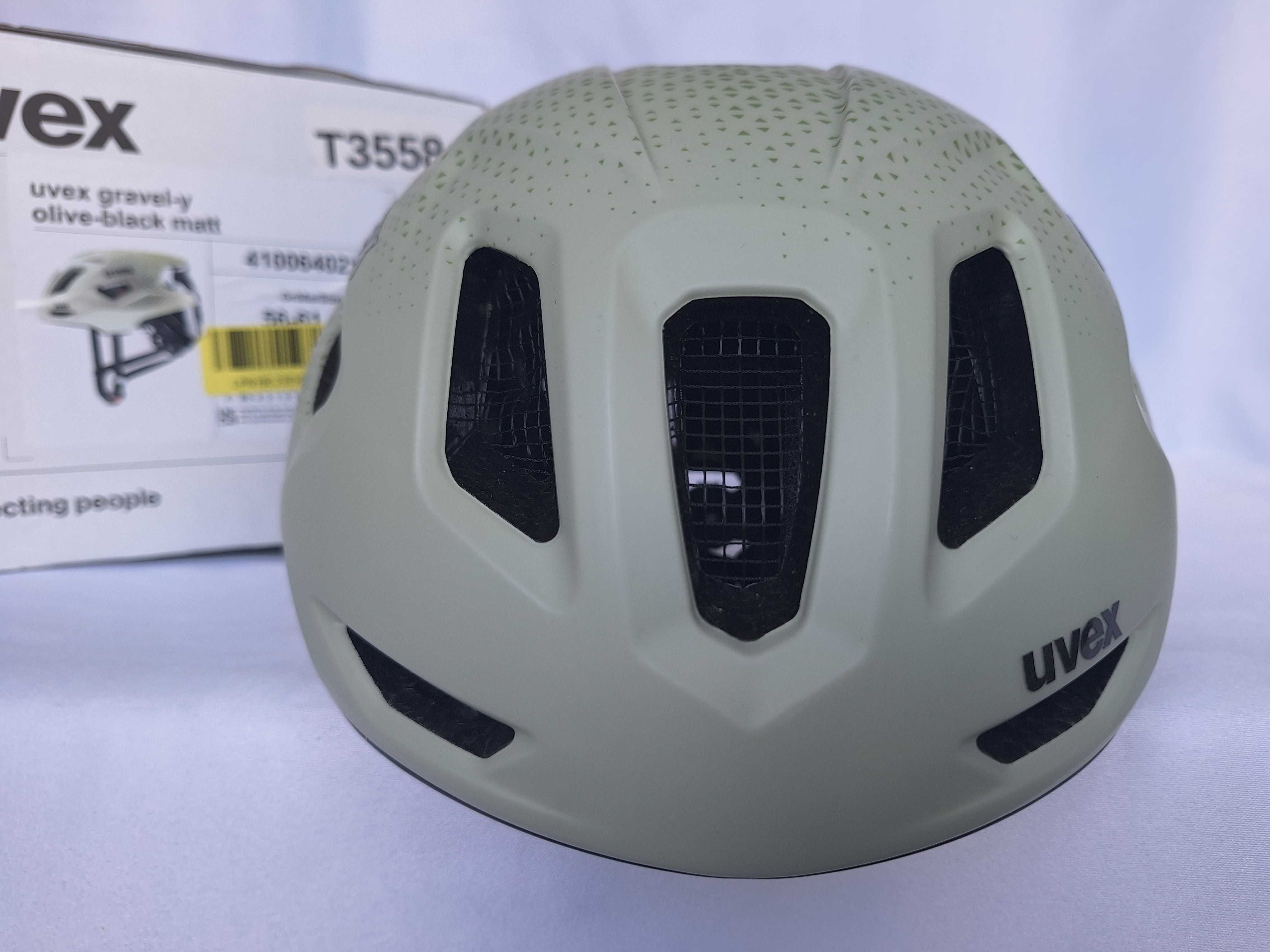 Kask rowerowy Uvex Gravel-Y Olive Black Mat L 56-61cm