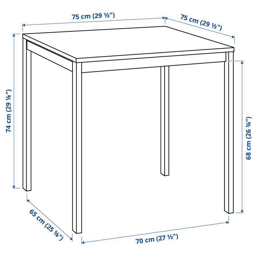 Mesa Ikea Melltorp 75x75cm